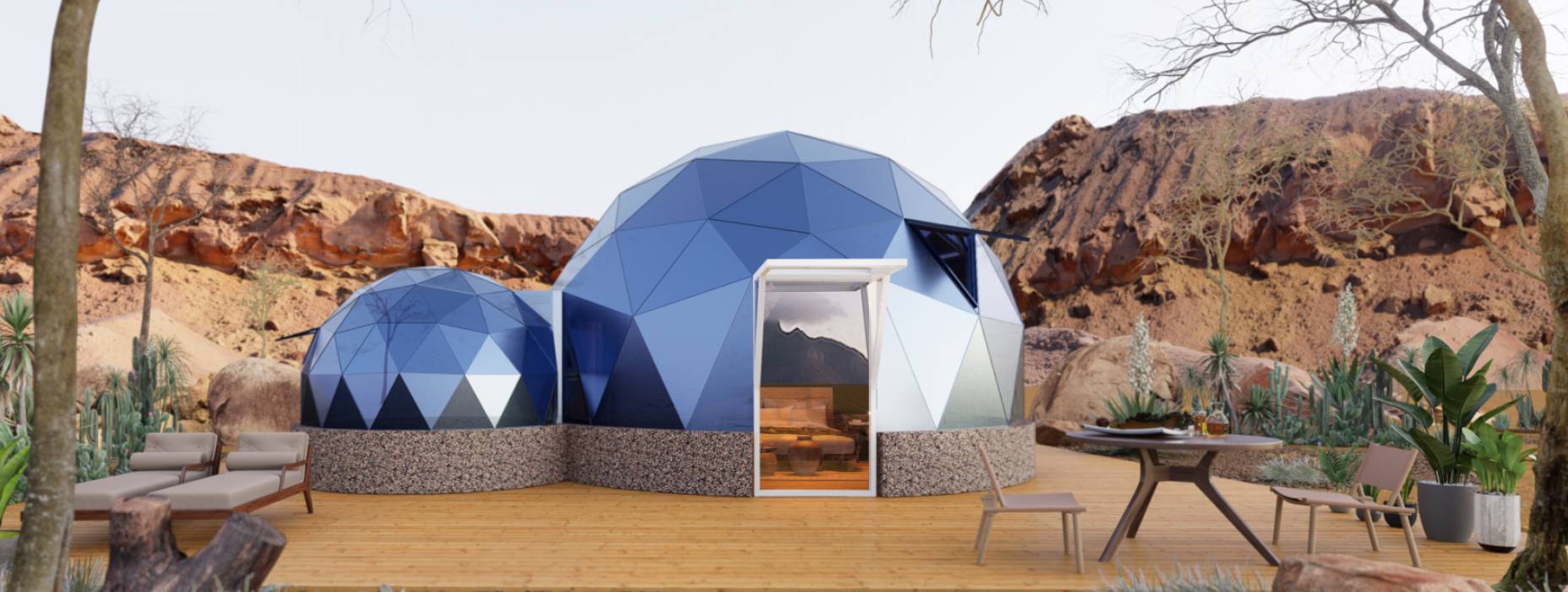 泸县球形智能光伏玻璃星空房